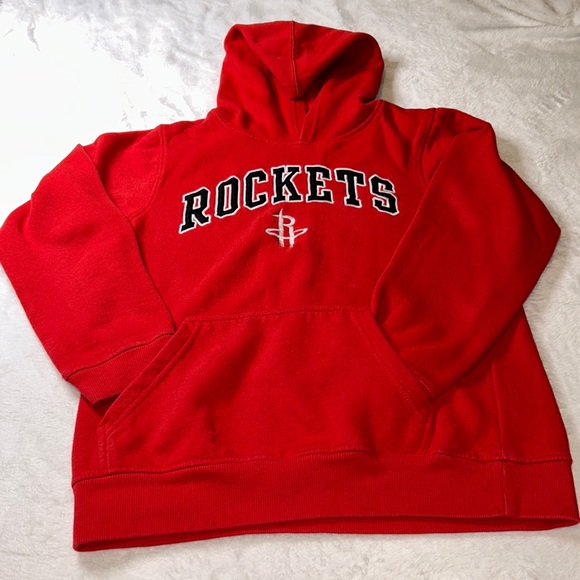 NBA Houston Rockets Red Hoodie Size Large - Picture 1 of 6
